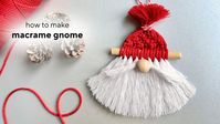 Christmas Gnome / Macrame DIY / Easy Xmas Project 2024