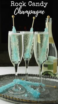 Rock Candy Champagne | Simply Made Recipes