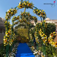 Bringing a spanish afternoon to reality with a theme just so radiant and yellow with props like hanging parasols, sunflowers and a lot of sunshine.