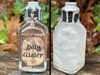 Holy Water Magical Apothecary Potion Bottle Witch and Wizard Potion Halloween Potion Decor Bookshelf Decor Horror Decor Samhain - Etsy