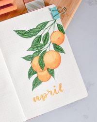 Artsy~ | (🦋) Here is finally is!! My April cover for this month is orange themed 🍊 I’m so glad to make a brighter theme for this month because it’s… | Instagram