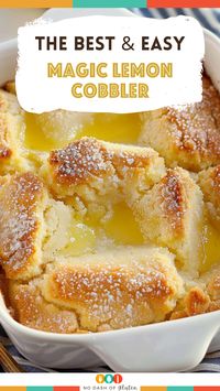 Magic Lemon Cobbler