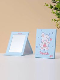 1 pièce Miroir pliable à motif de lapin | Mode en ligne | SHEIN FRANCE