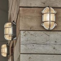 These lights are inspired by nautical themes and create the perfect harmony between classic and contemporary. IP44 which makes them suitable for bathroom and outdoor use.