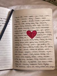 Things that make me happy<3#journal #journaling #journalwithme #feelings #