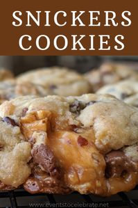 Recipe for Snickers Cookies -