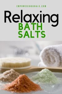 How to make essential oil for bath salts combinations on your own. Perfect for gift giving and DIY homemade bath salt. Try these bath salt combinations #bathsalts #DIYbathsalts #relaxingbathsalts #bathsaltrecipes #essentialoils #essentialoilsforbathsaltcombinations #affiliate #empoweringgoals #health #relaxing #bath #seaselt #epsomsalt