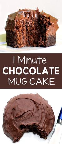 People say this fudgy vegan chocolate mug cake is the BEST mug cake they've ever tried... and it can even be made in the microwave!