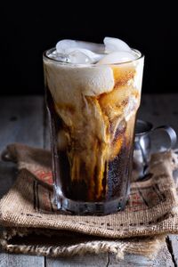 Salted caramel cream cold brew.