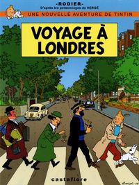 “Voyage à Londres”  Parodie de Tintin par le dessinateur Yves Rodier