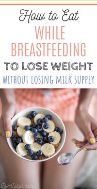 EATING TO LOSE WEIGHT is the best way to lose weight effectively while breastfeeding. Learn which foods will help you lose the weight while still maintaining your milk supply. Bonus weight loss tips included! | Breastfeeding Safe Diet | Weight Loss While Breastfeeding Without Harming Milk Supply | #loveliliya