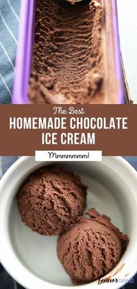 Creamy, decadent and oh so chocolaty, this classic chocolate recipe is unbelievably easy! Seriously, you won’t believe how easy it is to make your own amazing homemade Chocolate Ice Cream!