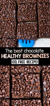 The Best Healthy Brownies (Oil Free, Vegan Recipe)