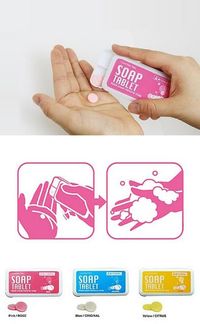 So smart! Stick it in your purse and whenever some restaurant or store is out of soap, use yours!