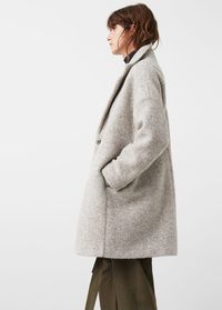 Lapels wool coat -  Women | MANGO USA