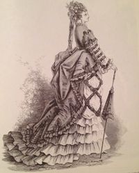 1873 carriage dress