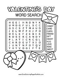 Two free printable Valentine’s Day word search puzzles with word lists of everything we love about Valentine’s Day! Perfect for Valentine’s Day celebrations with kids.