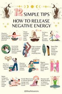 Feeling blocked by negative energy? Check out these tips on how to cleanse your spirit and invite positivity into your life. From meditation and Reiki healing and grounding techniques, these practices will help you balance your energy and find inner peace. For more content on astrology, manifestation, intuitive guidance, and energy work, follow me. If you are interested in energy medicine and self-healing, you can still join my free Reiki Level 1 certification course by clicking this PIN 🔗