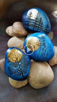 ++ painted stones and rocks pebble art, rock painting ideas, painted rocks, painted stones and rocks for garden!