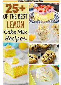 With these bright and tangy Lemon Cake Mix Recipes, you won’t need to start from scratch to make a delicious lemon dessert. Just grab a box of lemon cake mix and you’re already halfway there!