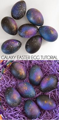 Galaxy Easter Egg Tutorial - Dream a Little Bigger