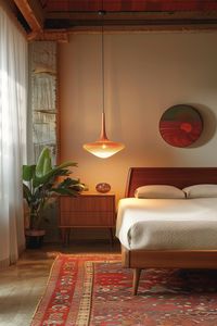 Enhance your bedroom with creative mid-century modern furniture projects that combine functionality and design. 🌿🛠️