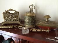 Love the elegance of Brass desk top items!