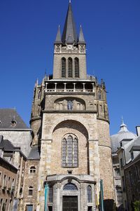 The stunning Palace Chapel in Aachen, Germany, was consecrated in AD  804 and is all that remains of Charlemagnes palace.