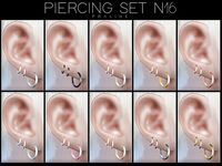 Made these simple piercings originally for my Jungkook sim, but they also looked cute on other sims aswell, so I decided to upload them~ Found in TSR Category 'Sims 4 Female Earrings'