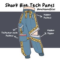 (Pre-Sample Pre-Order) Shark Bite Tech Pants