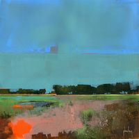 Paul Bailey: Empty Sky. Note importance of the orange spot