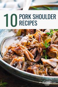 Pork shoulder is an affordable cut of meat that can be used in a variety of ways. From the Crock Pot to the oven, in bbq, nachos, and pasta sauces, this convenient collection includes more than 10 of the best pork shoulder recipes!