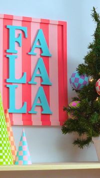 Paint your holiday decorations to be merry and bright! Let nothing be without a checker pattern using the vibrant colors from Apple Barrel Acrylic Paints. Find your falala-favorite colors at Plaid Online!