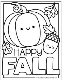 Add some cuteness to your fall season with these adorable free printable coloring pages. Perfect for keeping little hands busy and entertained! Grab the PDF download for a free and easy kids activity!