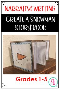 Your students will love writing about a friendly snowman in the easy to assemble "Snowman Story Book" created out of a brown paper grocery bag!