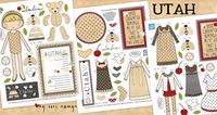 UTAH - DIY DIGITAL DOWNLOAD PAPER DOLL KIT