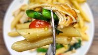 Instant Pot Chicken and Penne with Asparagus and Tomatoes | Easy, Healthy & Delicious Pasta Recipe - YouTube