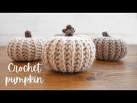 Make these adorable crochet pumpkins that look like they are knitted! Great addition to any rustic fall decor for your home