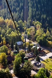 World's Longest Gondola - Kellogg, Idaho - http://idaho.for91days.com/2012/10/22/riding-the-worlds-longest-gondola/