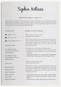 Professional Resume Template by CreativeLab on @creativemarket