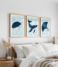 This stunning set of 3 wall art pieces is a unique addition to your decor. Whether in a beach home, a lake house, or modern farmhouse, our new Triptych Collection takes the guesswork out of coordinating your wall art, and adds effortless, relaxed style to your gateway. Available printed on canvas, paper, or aluminum, framed or unframed, these make wonderfully thoughtful gifts!  SIZES  Choice of 8" x 12", 12" x 18", 20" x 30", 24" x 36", or 32" x 48" Size is PER PANEL.  MATERIALS  CANVAS -- Print