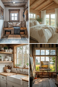 Bring out the best in your small cabin with these 29 simple yet stylish decor ideas! Use earthy tones, layered textiles, and minimalistic touches to create an aesthetic that’s both cozy and refined. #SmallCabin #RusticStyle #HomeDecor