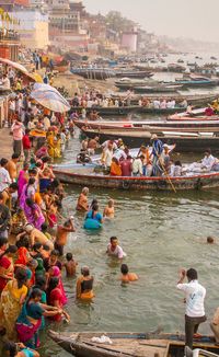 The heart of Indian spirituality. The beautiful sacred Ganges flows through Varanasi. Varanasi is sacred to Hindus, Buddhists and Jains and also one of the oldest continuously inhabited cities in the world. The scene of pilgrims doing their devotions in the River Ganges at sunrise set against the backdrop of the centuries old temples is probably one of the most impressive sights in the world. Visit the myriad of temples and enjoy the vegetarian cuisine here, though simple, but delicious.