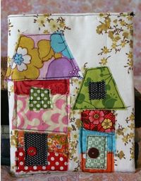 Maybe something like this for Ellie and Mollies quilts for their beds.