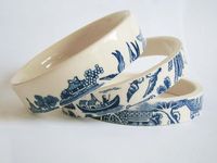 artisan retro romantix undergament - Lindsay Pemberton's upcycled bangles made from vintage teacups