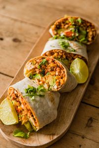 Spicy Tofu Breakfast Wrap — madeleine olivia