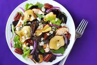 You will love this quick and simple, yet delicious and crisp Favorite Apple Chicken Salad recipe! So healthy, and full of great flavor!