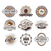 Coffee logo collection | Free Vector #Freepik #freevector #coffee-logo #coffee-badge #cup-logo #cafe-logo