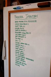 I made freezer meals, now what?!! Freezer Inventory