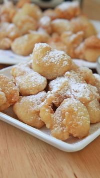 Soft, Fluffy Funnel Cake Bites!